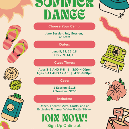 Summer dance camp in Mcdonough, GA, Henry County. Join us for fun and exciting classes for dancers age 3 to 15